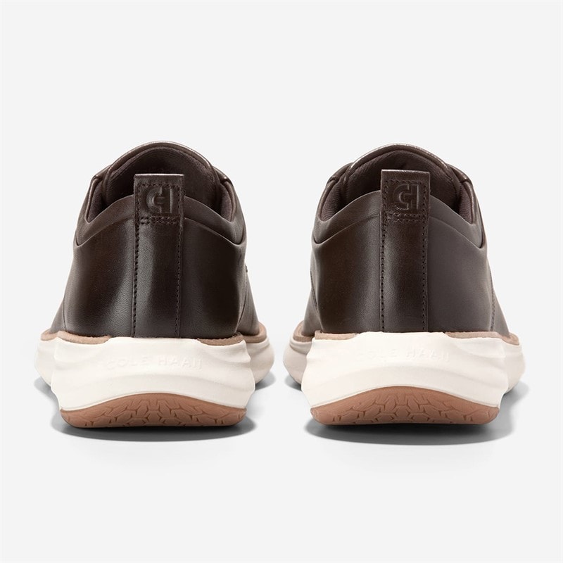 Cole Haan Mens Grand Remix Oxford Shoes Dark Chocolate/Silver Birch Dark Chocolate-Silver Birch - Image 4