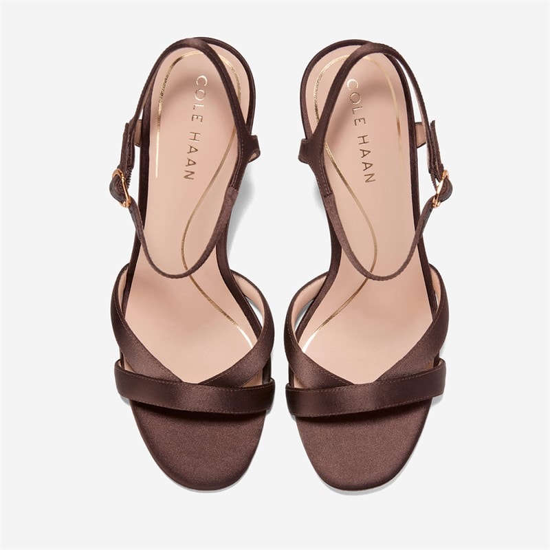 Cole Haan Womens Constantina Sandals Dark Chocolate - Image 3