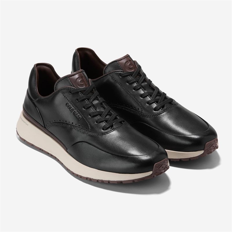 Cole Haan Mens Grandprø Luxe Mile Trainers Black/Madeira Black-Madeira - Image 2
