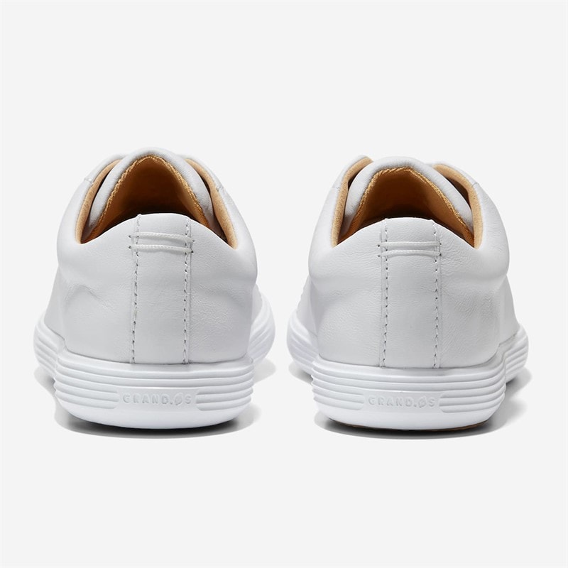 Cole Haan Womens Grand Cross Court Trainers Optic White Leather - Image 4