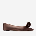 Cole Haan Womens Florette Skimmer Shoes Dark Chocolate