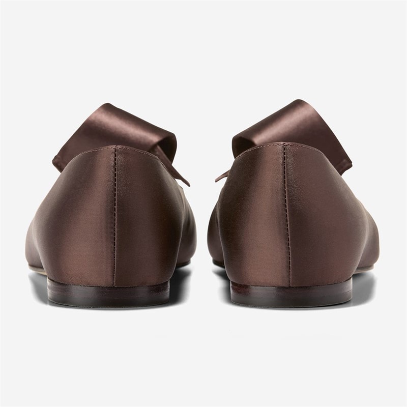 Cole Haan Womens Florette Skimmer Shoes Dark Chocolate - Image 4