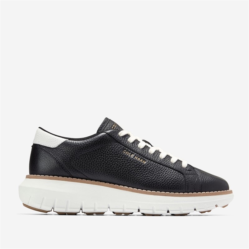 Cole Haan Womens Zerøgrand Rexanna Lace-To-toe Trainers Black/White Black-White - Image 1