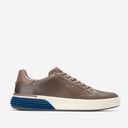Cole Haan Mens Grandprø Halfcourt Skyweave™ Trainers Morel/Dark Blue/Silver Birch Morel-Dark Blue-Silver Birch