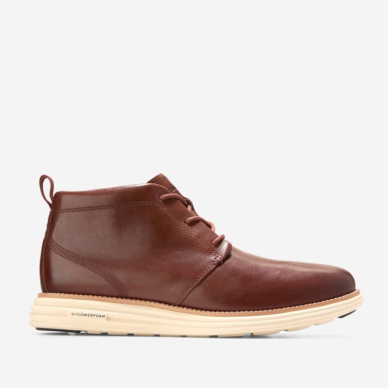 Cole Haan Mens Øriginal Grand Remastered Waterproof Chukka Boots Scotch Alabaster Gleam Scotch-Alabaster Gleam
