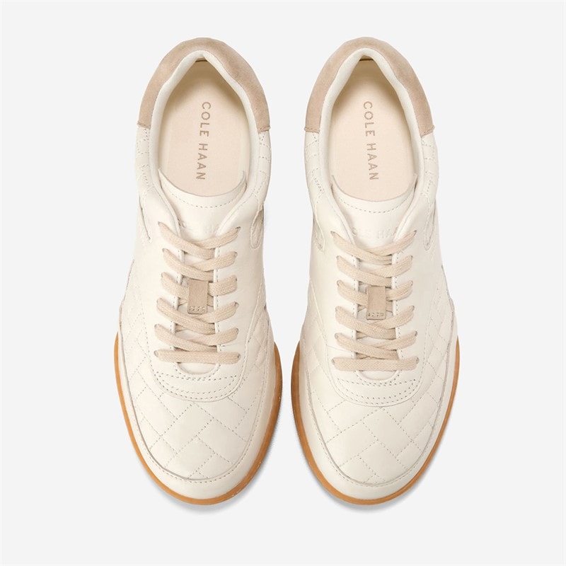 Cole Haan Womens Grandprø Jazlyn Trainers Ivory/Sesame Ivory-Sesame - Image 3