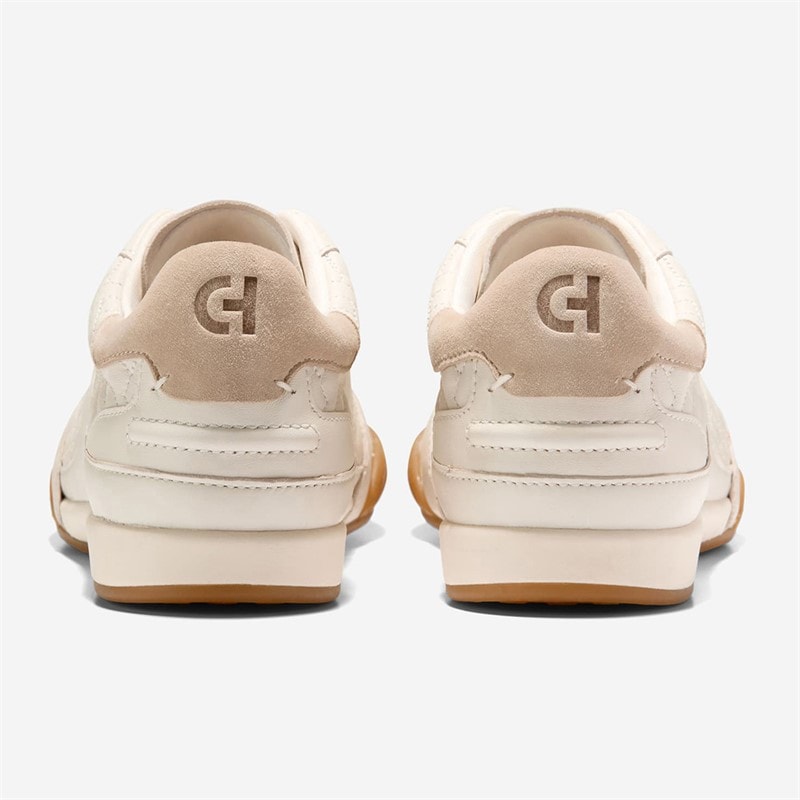 Cole Haan Womens Grandprø Jazlyn Trainers Ivory/Sesame Ivory-Sesame - Image 4