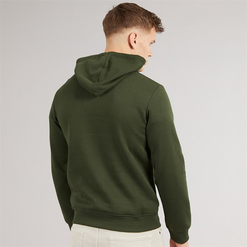 JJ REBEL Mens Hamilton Sweat Hoodie Kombu Green - Image 2