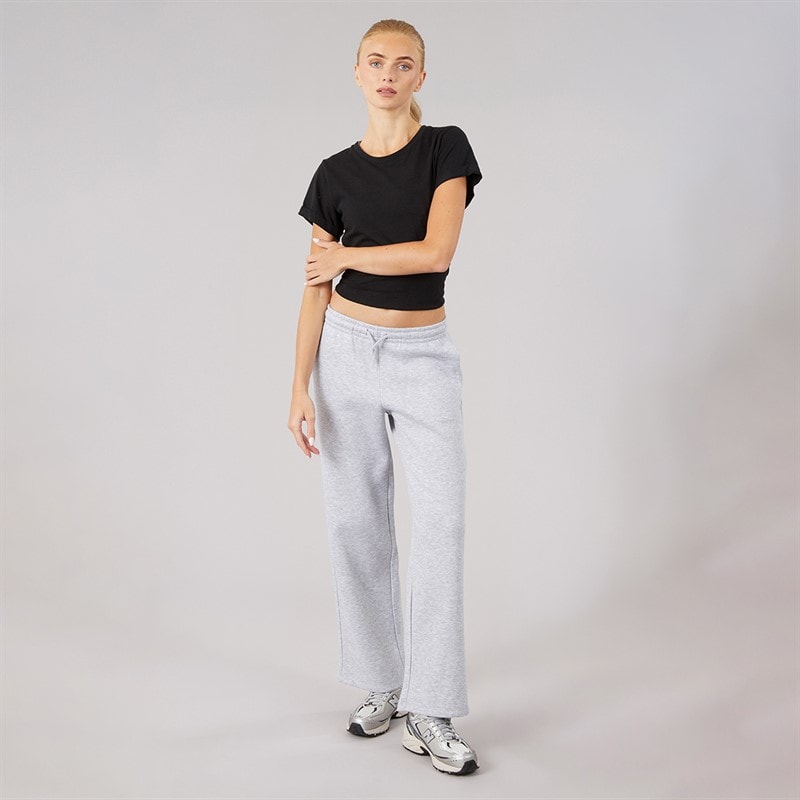 JJ REBEL Womens Viola Joggers Light Grey Marl - Image 3