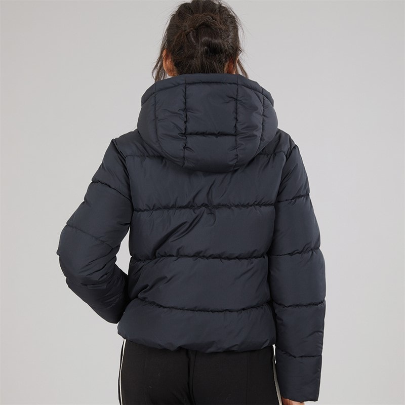 JJ REBEL Womens Alice Puffer Coat Black - Image 2