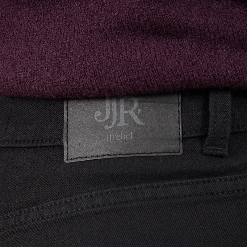 JJ REBEL Womens Womes Michelle Skinny Fit Jeans 637 Black - Image 3