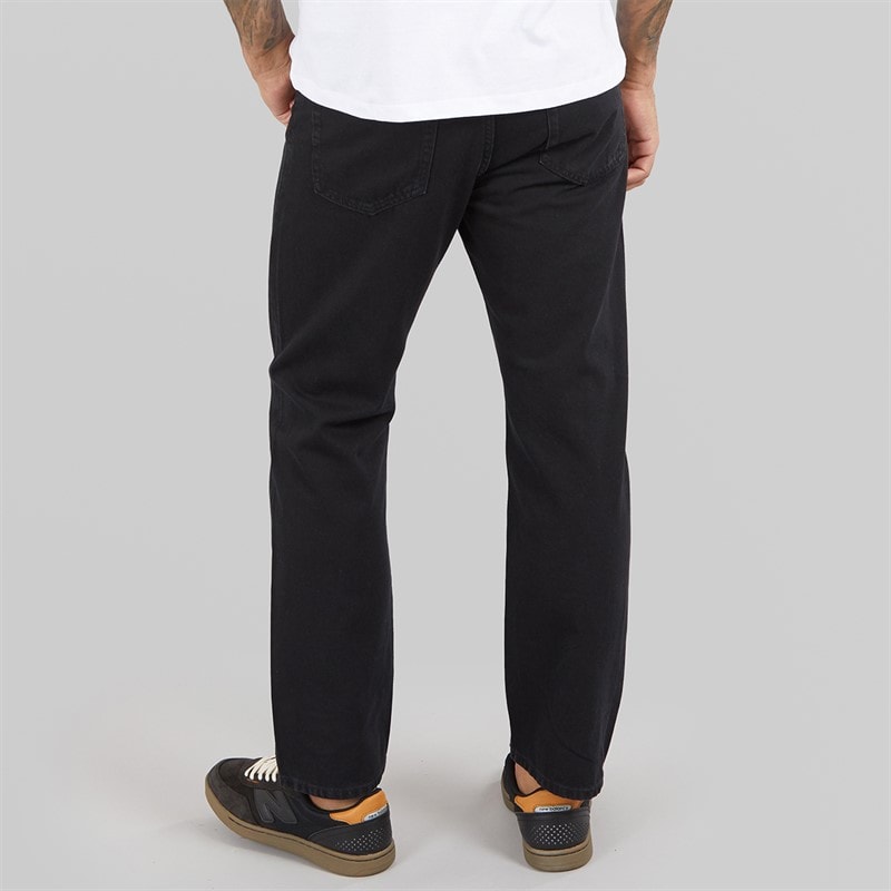 JJ REBEL Mens Roxan Relaxed Fit Jeans Black - Image 2