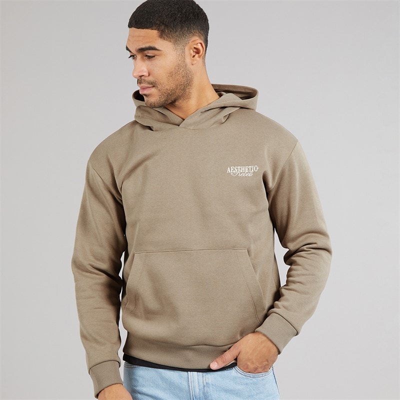 JJ REBEL Mens Rock Hoodie Roasted Cashew - Image 2