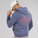 JJ REBEL Mens Rock Hoodie Nightshadow Blue