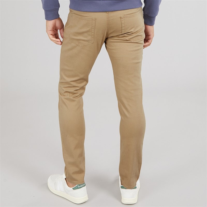 JJ REBEL Mens George Sharp Fivers Chinos Crockery - Image 2