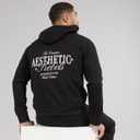 JJ REBEL Mens Rock Hoodie Black