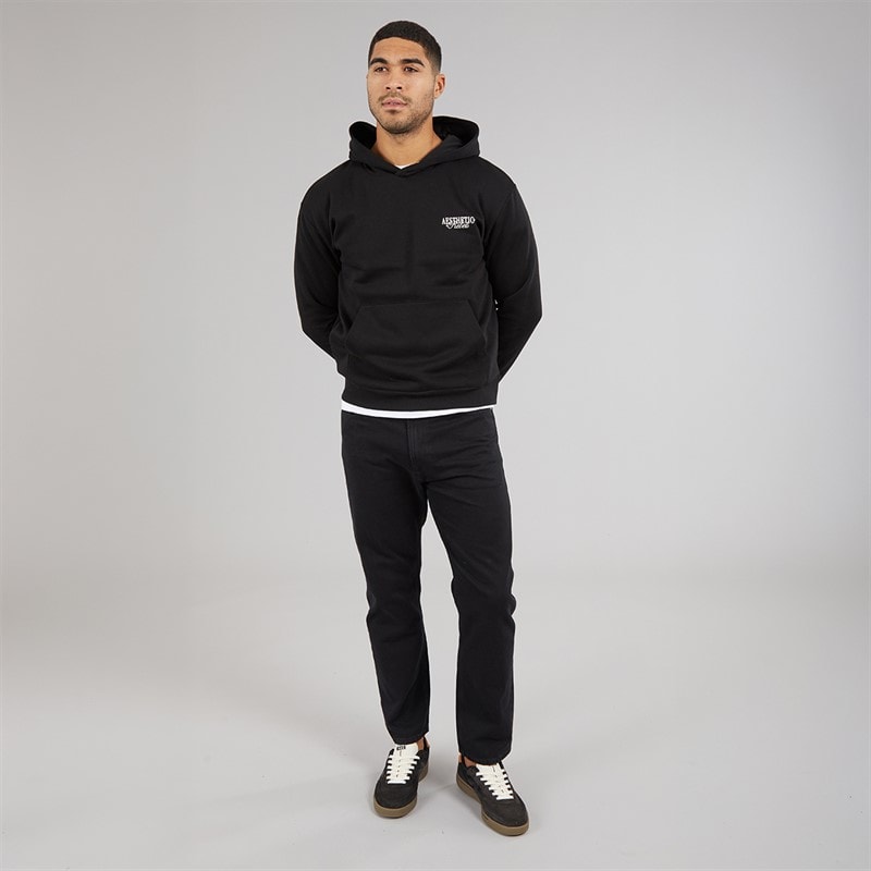 JJ REBEL Mens Rock Hoodie Black - Image 4