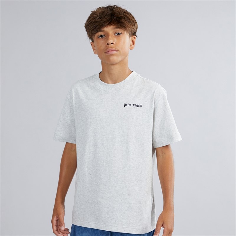 Palm Angels Boys Three Pack T-Shirts Off White/Black/Grey Melange Off-White-Black-Grey Melange - Image 2