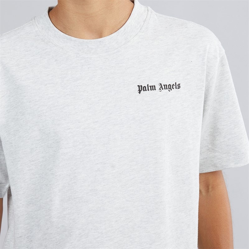 Palm Angels Boys Three Pack T-Shirts Off White/Black/Grey Melange Off-White-Black-Grey Melange - Image 4