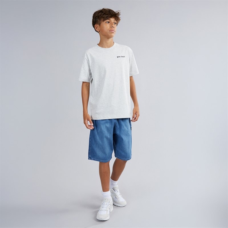 Palm Angels Boys Three Pack T-Shirts Off White/Black/Grey Melange Off-White-Black-Grey Melange - Image 5