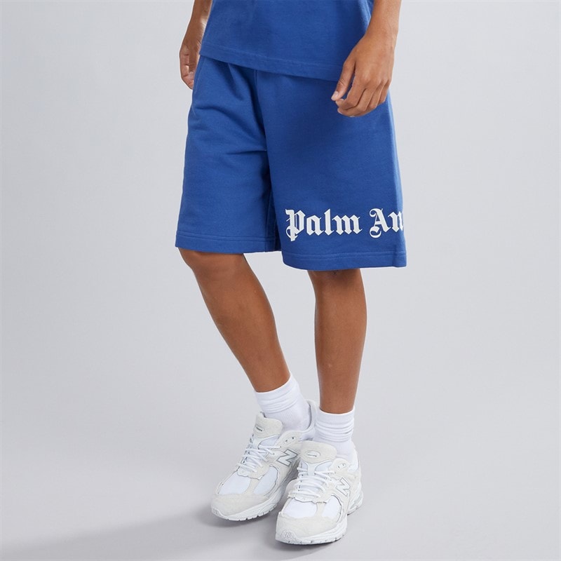 Palm Angels Boys Shorts Blu/Blue