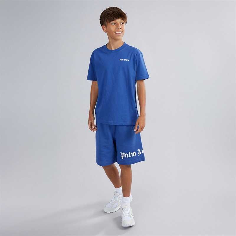 Palm Angels Boys Shorts Blu/Blue - Image 3