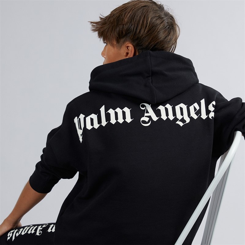 Palm Angels Boys Hoodie Nero/Black