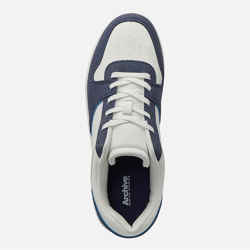 Archive Studios Mens Clous Trainers Navy - Image 4