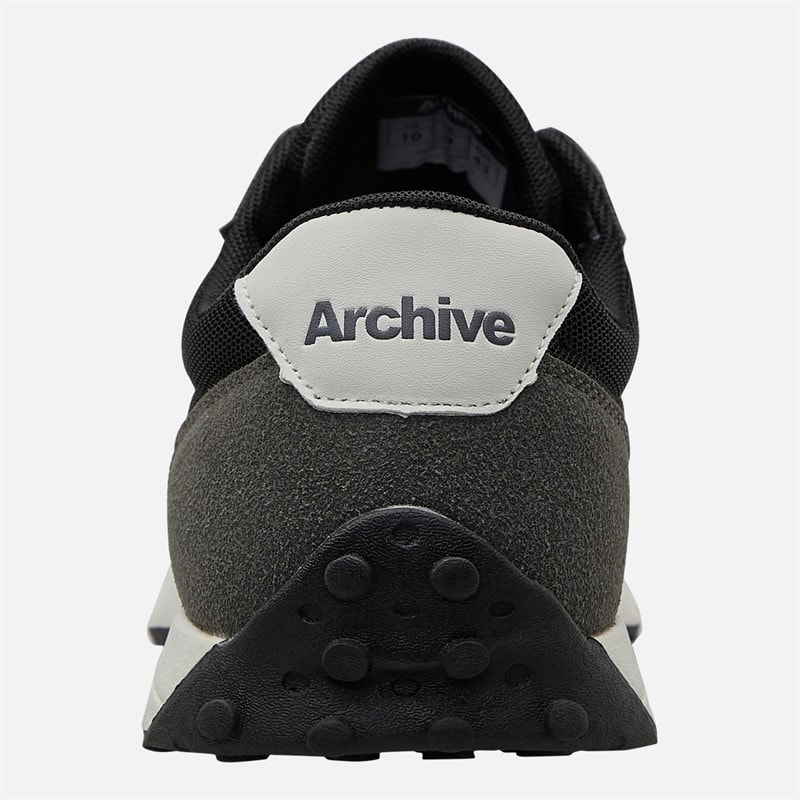 Archive Studios Mens Track Trainers Grey - Image 3