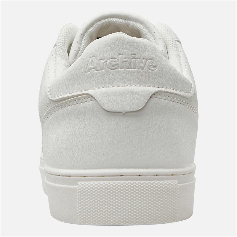 Archive Studios Mens Court Trainers White - Image 3