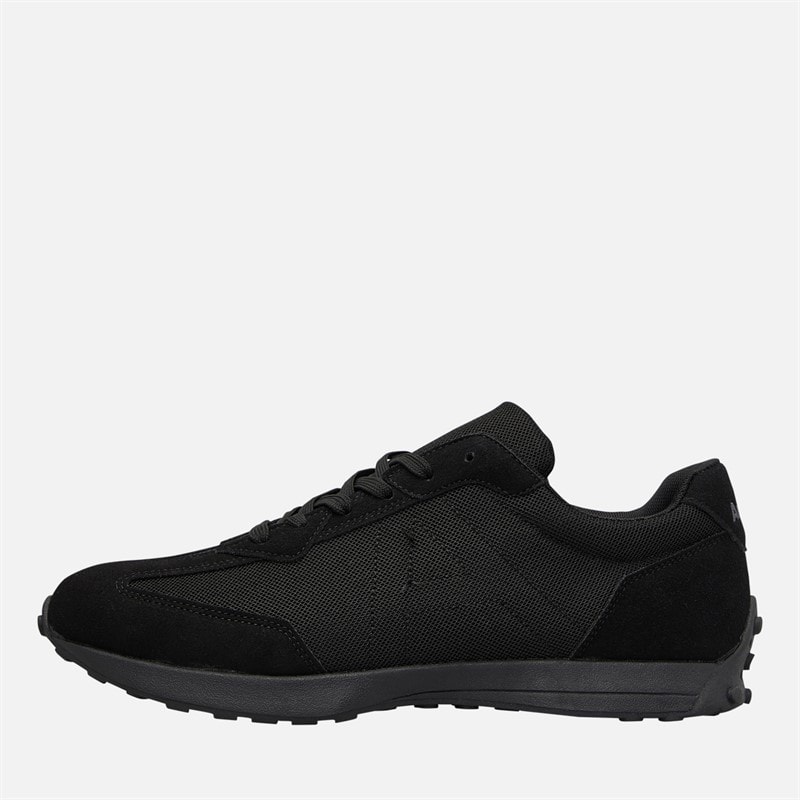 Archive Studios Mens Track Trainers Black - Image 1