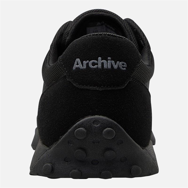 Archive Studios Mens Track Trainers Black - Image 3
