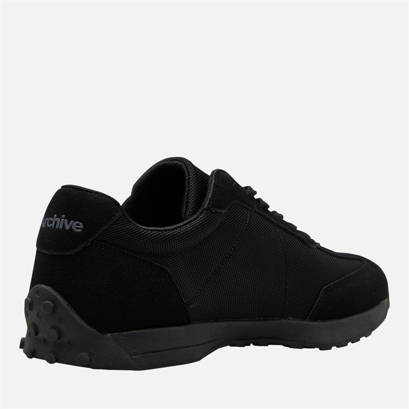 Archive Studios Mens Track Trainers Black - Image 5