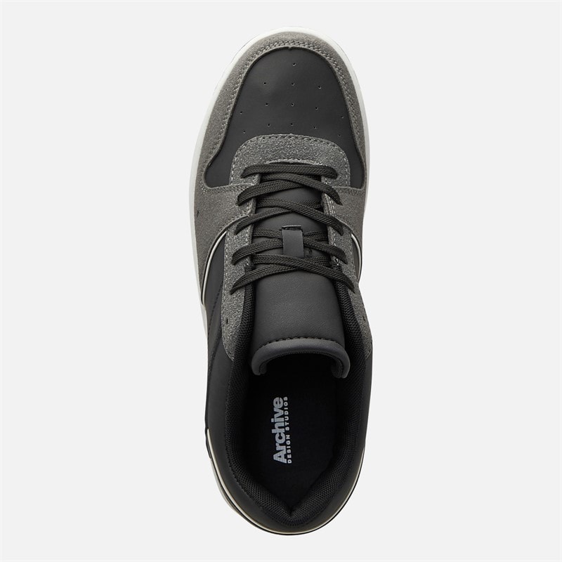 Archive Studios Mens Clous Trainers Black - Image 4