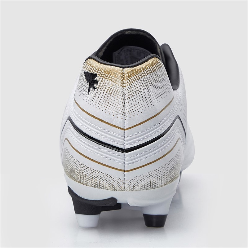 Joma Mens Aguila 25 FG Firm Ground Football Boots White/Gold - Image 4