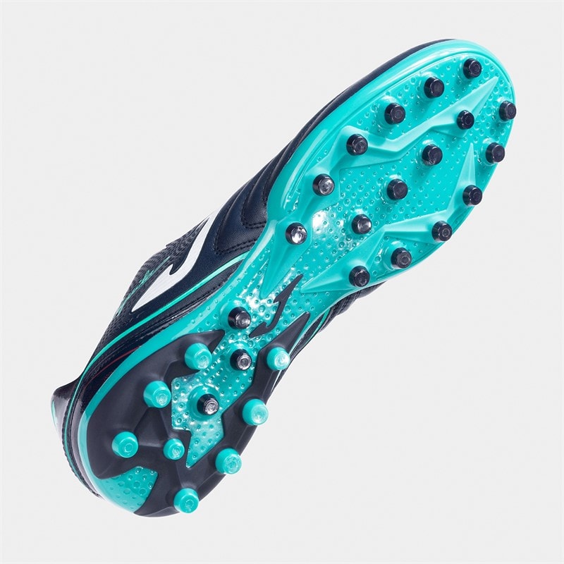 Joma Mens Aguila 25 AG Artificial Grass Football Boots Blue - Image 2