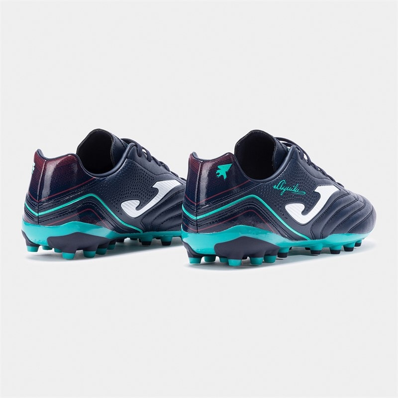 Joma Mens Aguila 25 AG Artificial Grass Football Boots Blue - Image 3