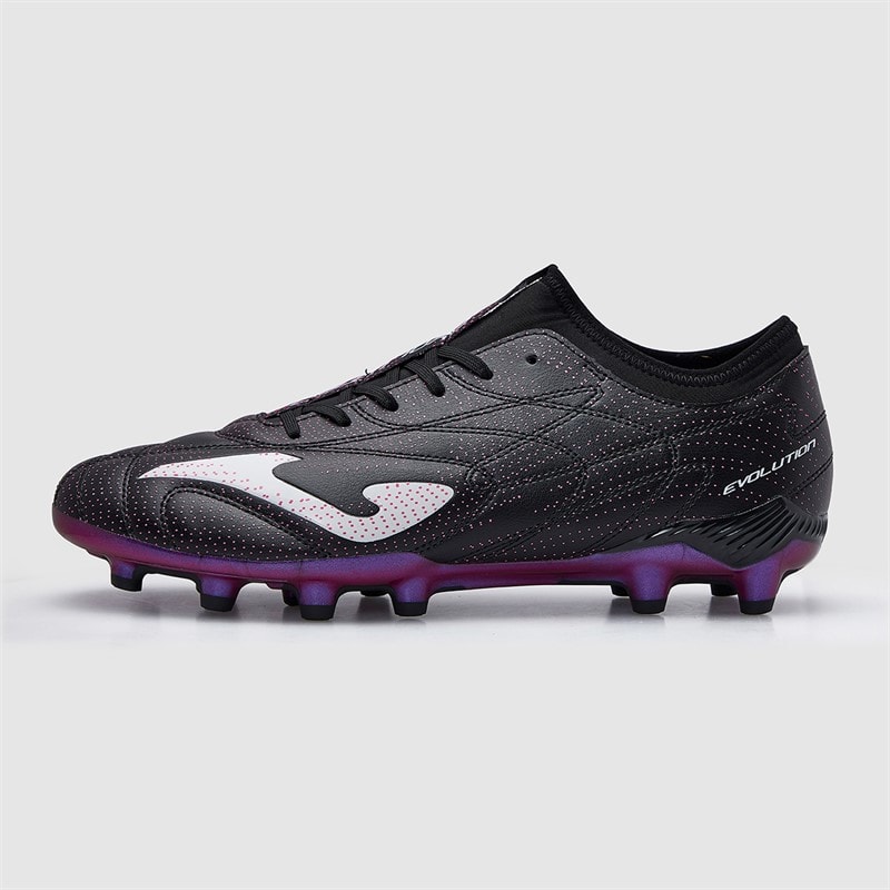 Joma Mens Evolution 25 FG Firm Ground Football Boots Black/Fuchsia - Image 2