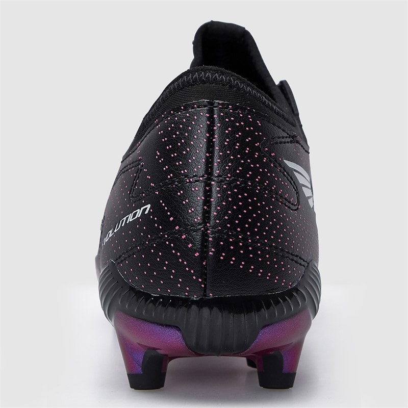 Joma Mens Evolution 25 FG Firm Ground Football Boots Black/Fuchsia - Image 4