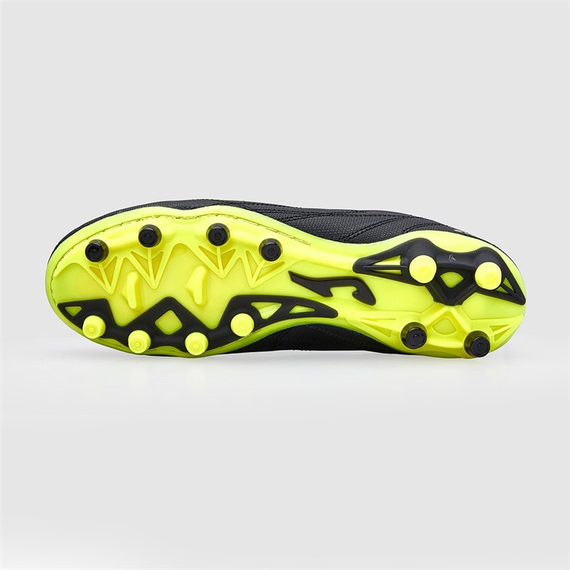 Joma Junior Evolution 25 FG Firm Ground Football Boots Black - Image 3