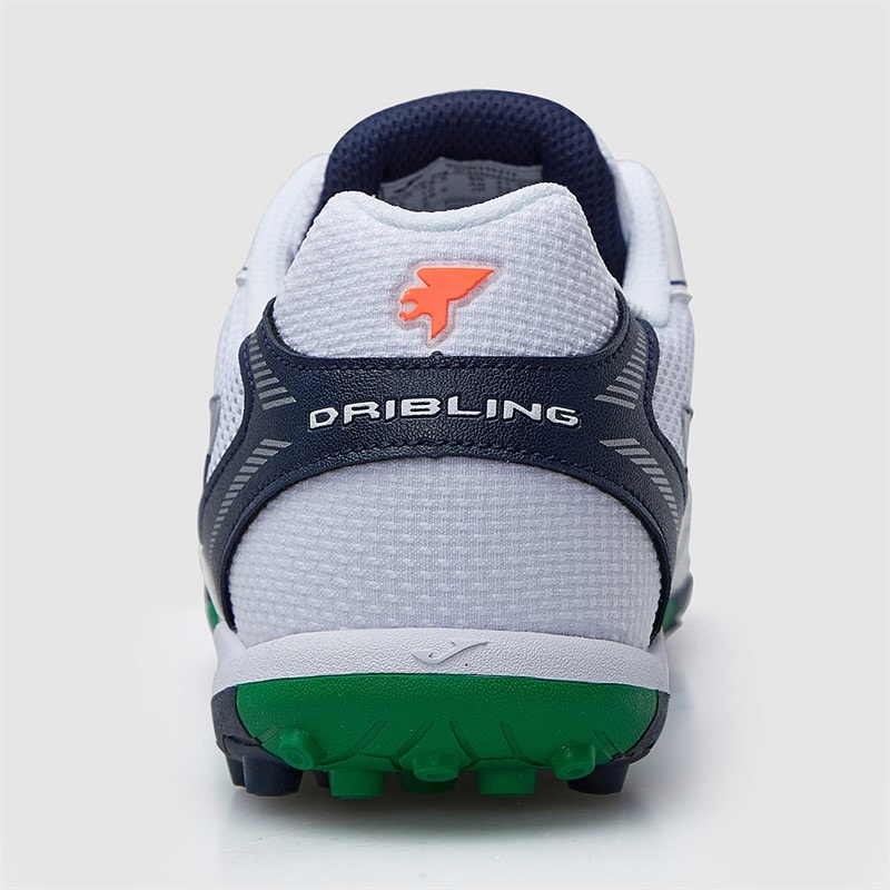 Joma Mens Dribling 25 TF Astro Turf Football Boots White - Image 4