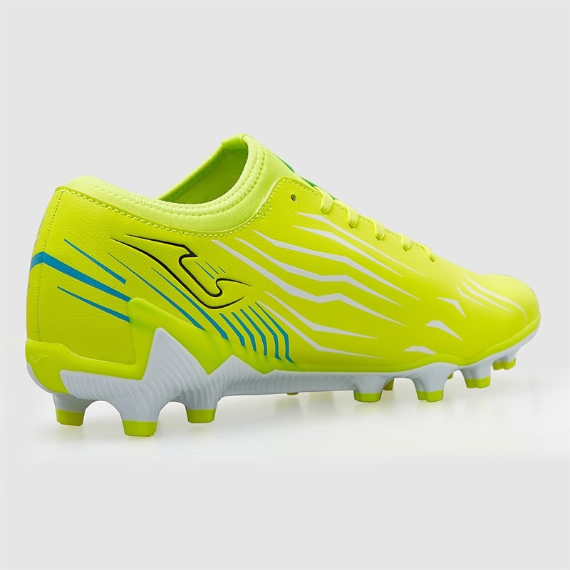 Joma Mens Propulsion 25 AG Artificial Grass Football Boots Fluoro Yellow - Image 5