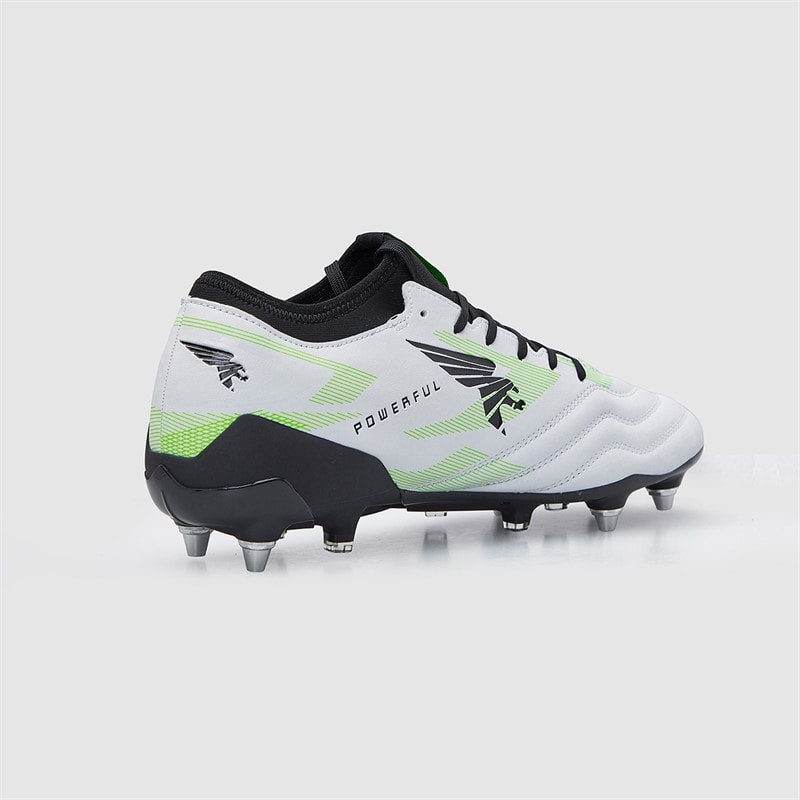 Joma Mens Powerful 25 SG Soft Ground Football Boots Black/White - Image 5