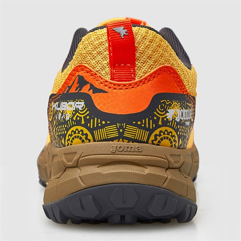 Joma Junior Kubor 25 Trail Running Shoes Fluoro Saffron - Image 3