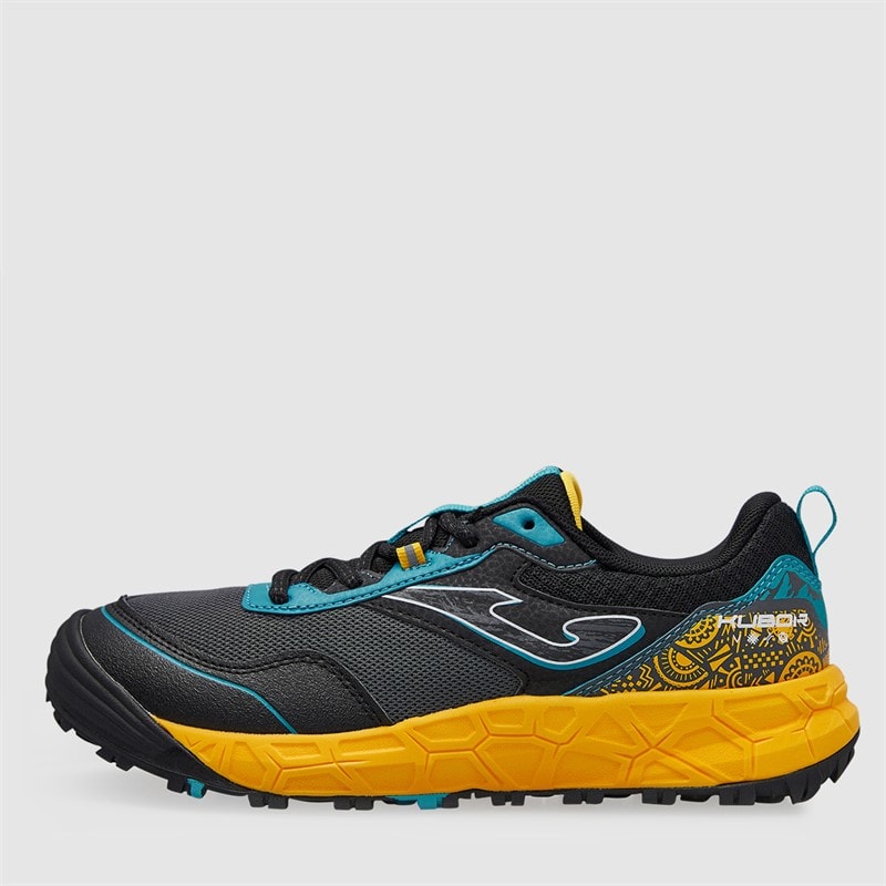 Joma Junior Kubor 25 Trail Running Shoes Black/Orange - Image 1