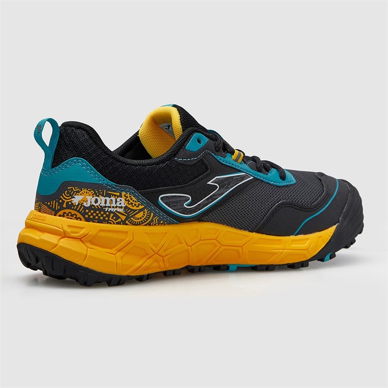 Joma Junior Kubor 25 Trail Running Shoes Black/Orange - Image 5