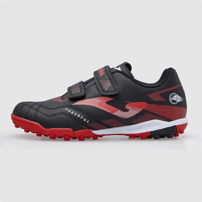 Joma Junior Powerful 25 TF Astro Turf Football Boots Black - Image 2