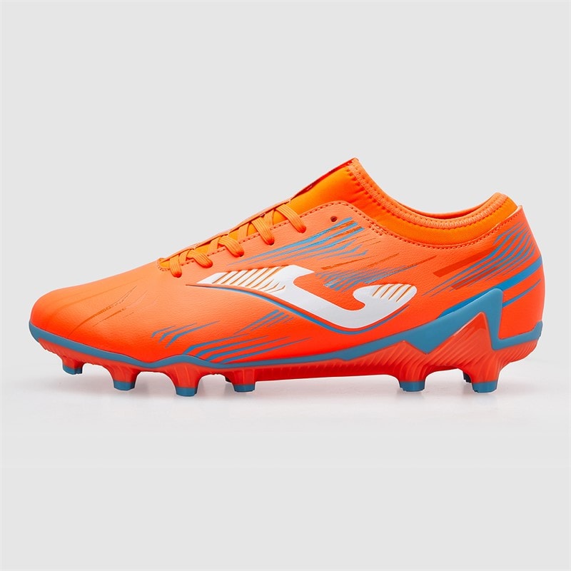 Joma Mens Propulsion 25 FG Firm Ground Football Boots Fluoro Orange - Image 2