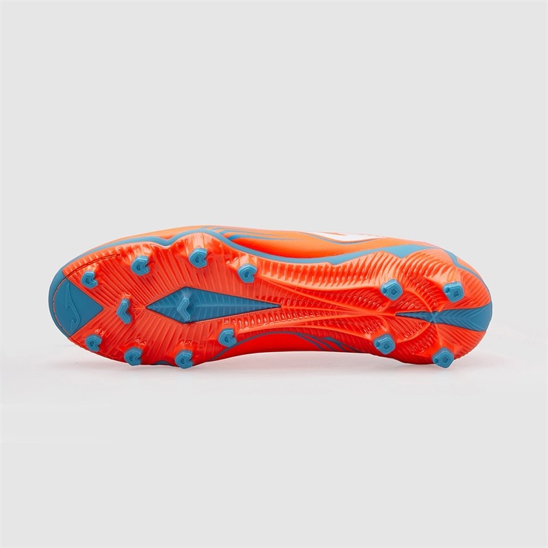Joma Mens Propulsion 25 FG Firm Ground Football Boots Fluoro Orange - Image 3