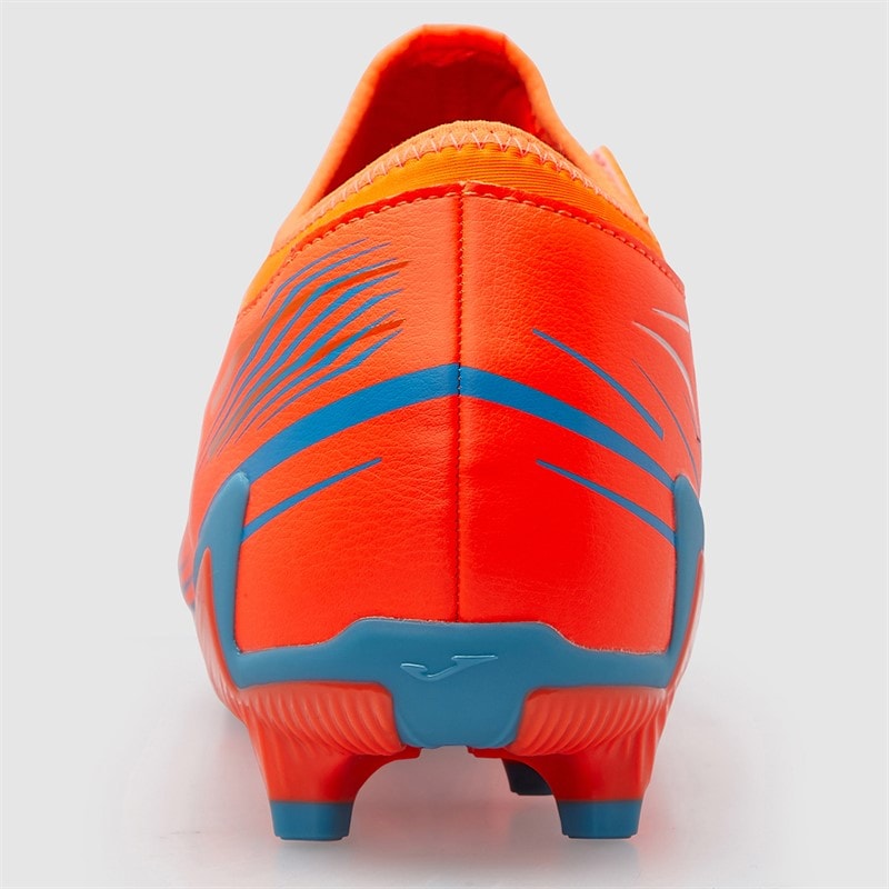 Joma Mens Propulsion 25 FG Firm Ground Football Boots Fluoro Orange - Image 4